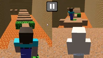 MCParkour Noob & Noob Baby gameplay screenshot 4