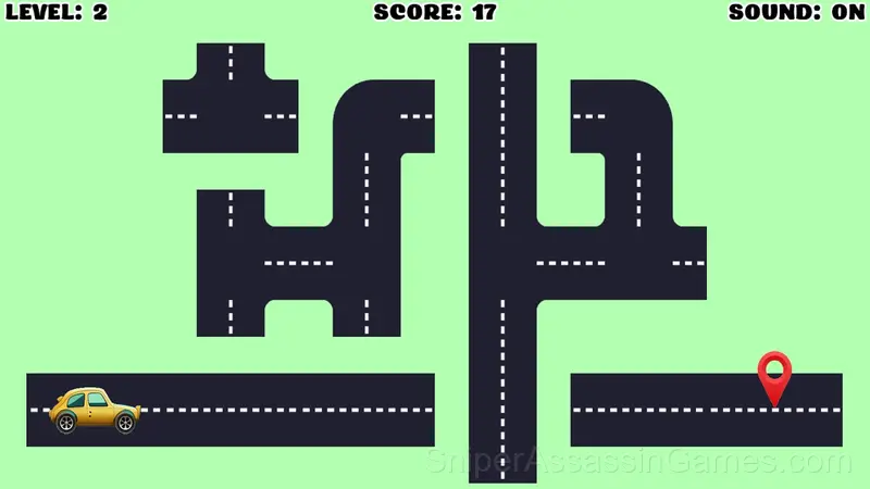 Plot the route of the road gameplay screenshot 1
