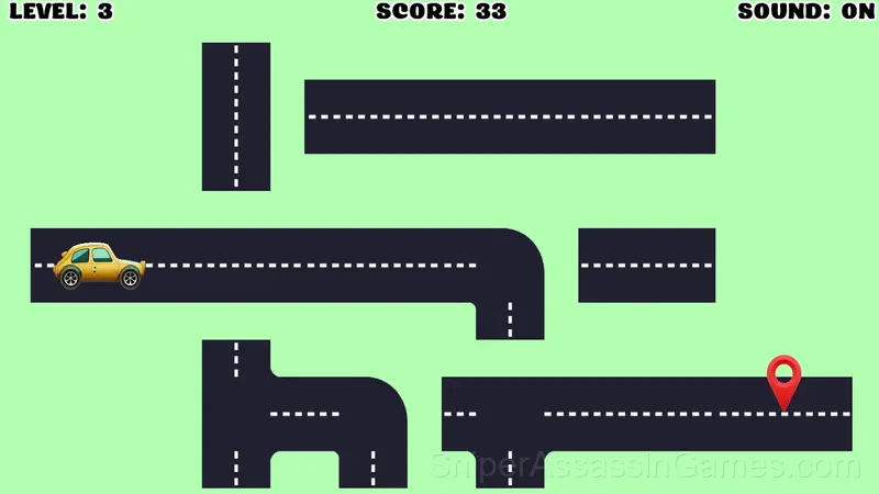 Plot the route of the road gameplay screenshot 2