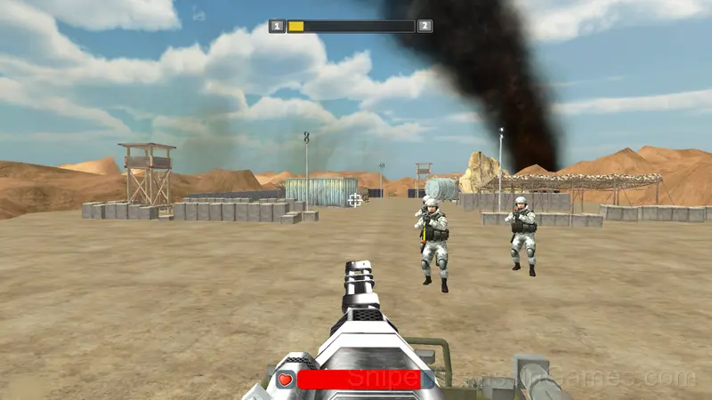 Infantry Assault 3D gameplay screenshot 1