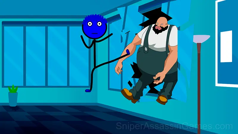 Stickman Superheroes gameplay screenshot 2
