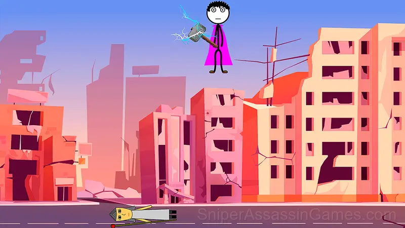 Stickman Superheroes gameplay screenshot 4