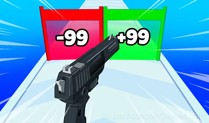 Play Shooting Master! Craft the Gun!