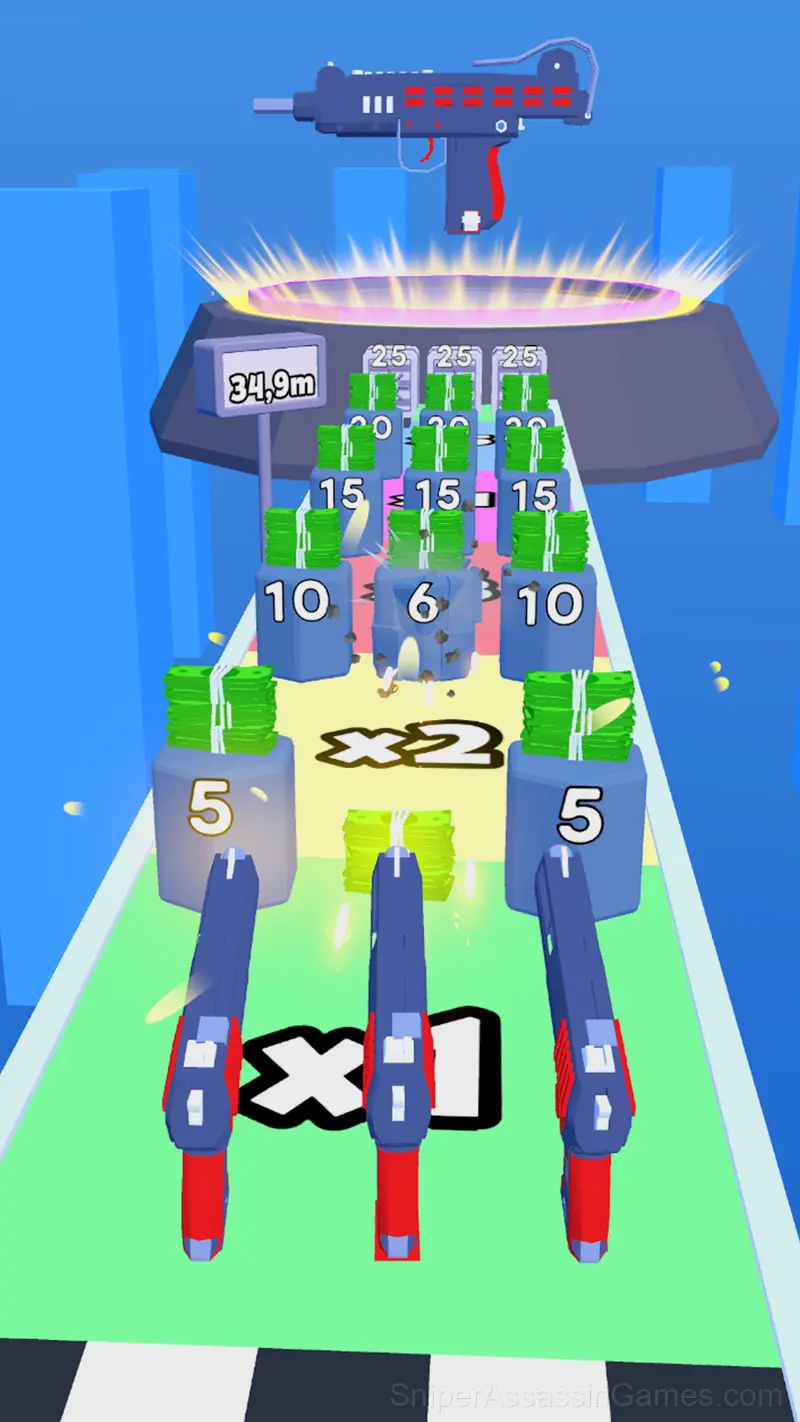 Shooting Master! Craft the Gun! gameplay screenshot 4