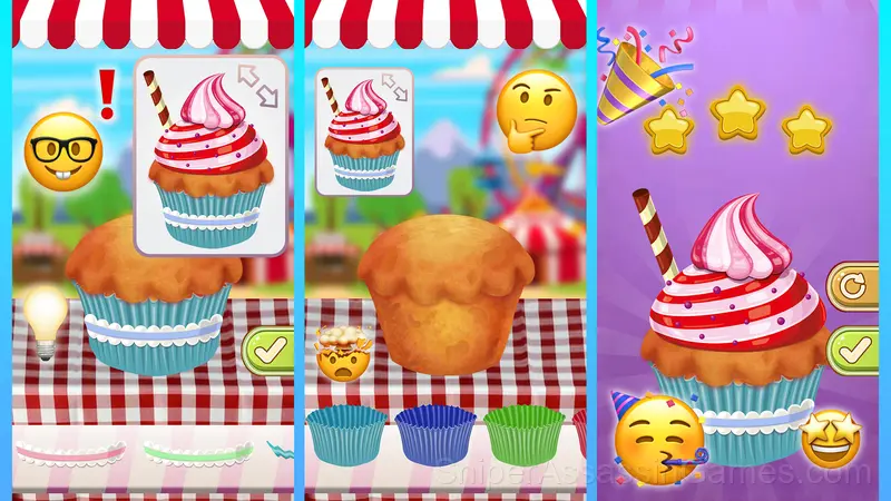Cupcake Maker - Game For Kids gameplay screenshot 1