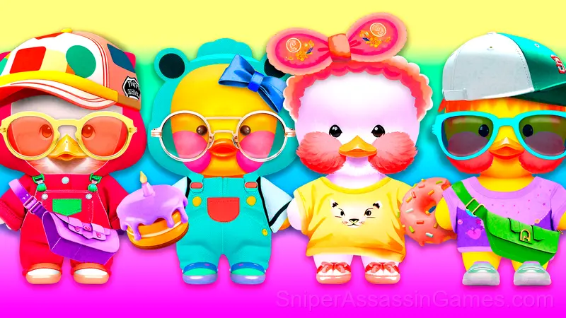 Lalafanfan Duck Stylist: Dress Up gameplay screenshot 2