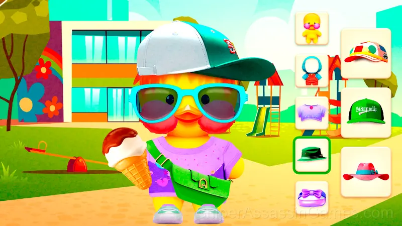 Lalafanfan Duck Stylist: Dress Up gameplay screenshot 3