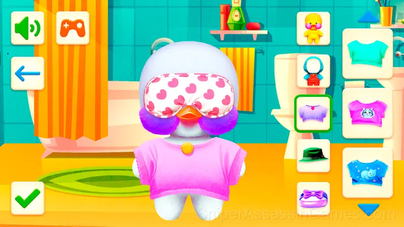 Lalafanfan Duck Stylist: Dress Up gameplay screenshot 5
