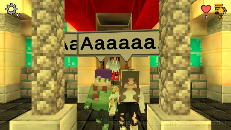 The monster has taken over the hotel gameplay screenshot 2