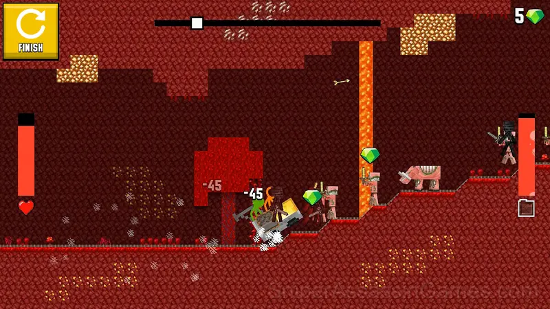 Stickman carts: roller coaster stick gameplay screenshot 5