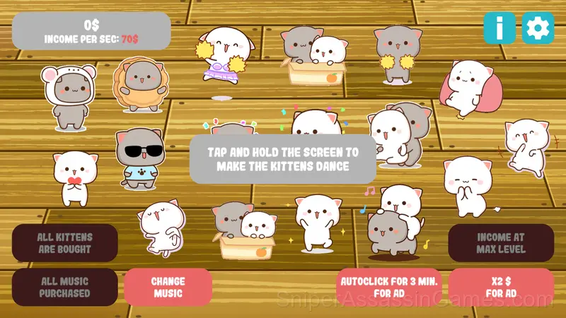 Dancing Kittens gameplay screenshot 2