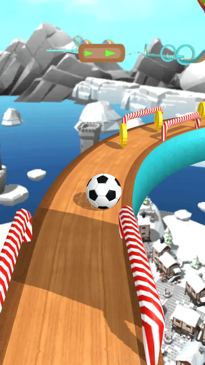 Sky Ball Racing gameplay screenshot 1