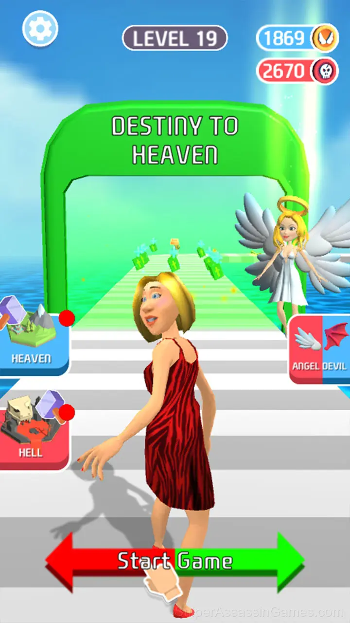 Heaven or Hell?! The choice is yours! gameplay screenshot 1