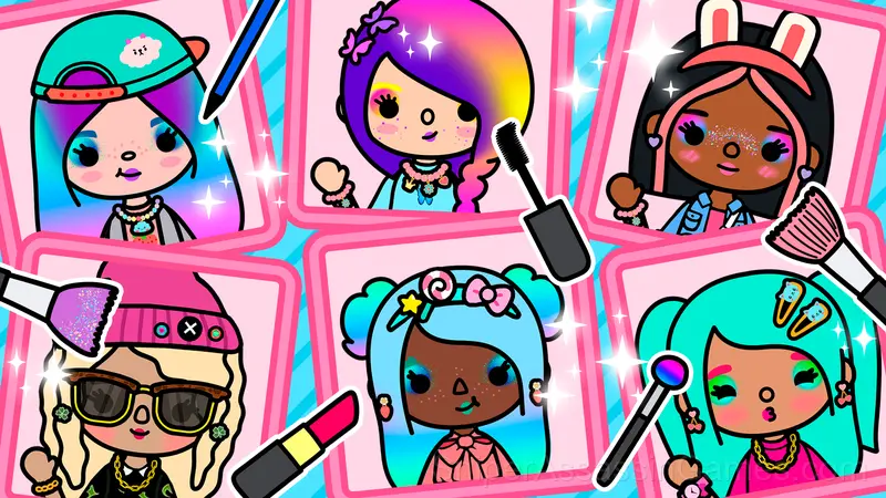 Toca Boca Beauty Salon gameplay screenshot 1