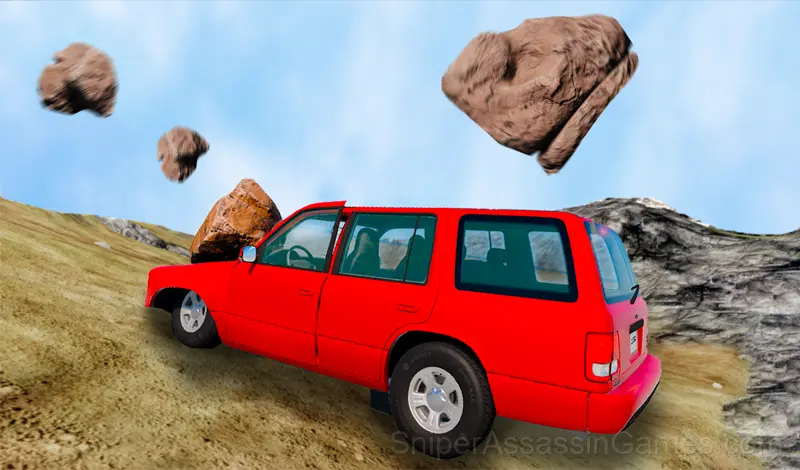 Play Car Crash: Rockfall