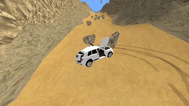 Car Crash: Rockfall gameplay screenshot 1