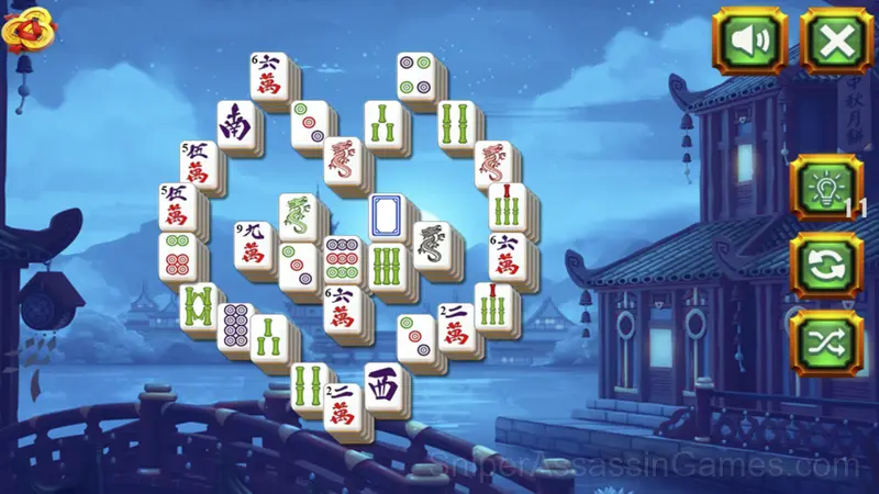 Mahjong Classic Chinese gameplay screenshot 1