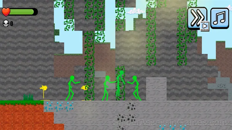 Stickman Zombie vs Stickman Hero gameplay screenshot 6