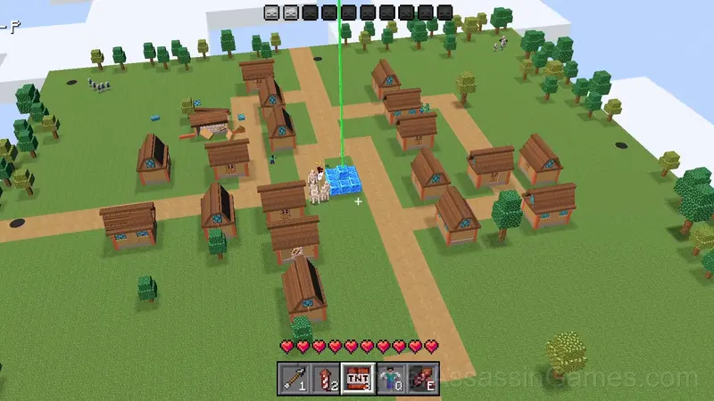 Noob saves the village gameplay screenshot 2