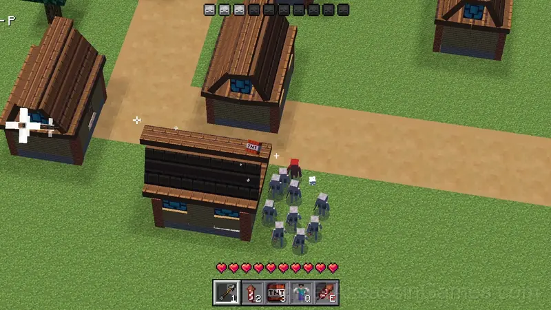 Noob saves the village gameplay screenshot 5
