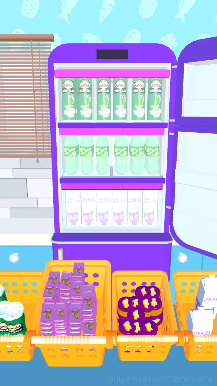 Fridge: perfect stocking gameplay screenshot 1