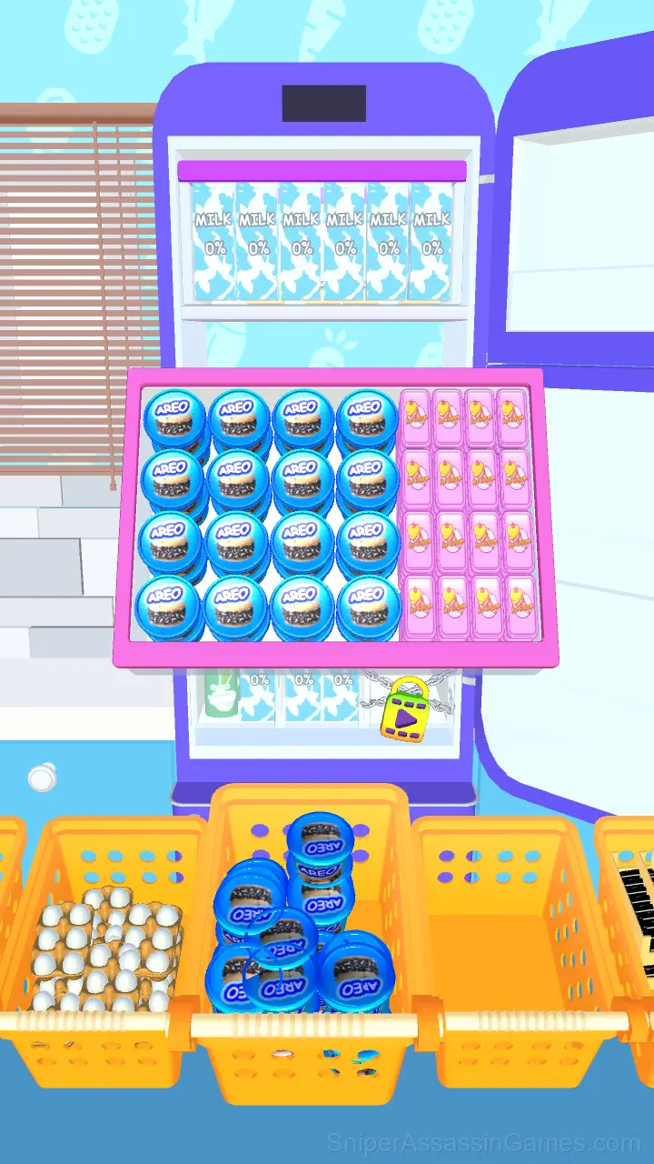 Fridge: perfect stocking gameplay screenshot 2