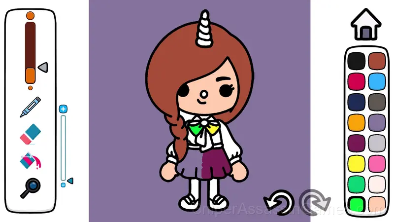 Color Game Toca Boca for kids gameplay screenshot 3