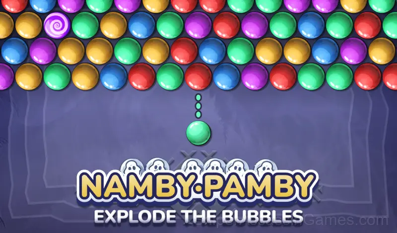 Play Namby-Pamby Explode the bubbles
