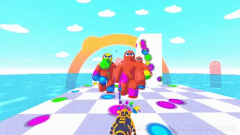 Gun and Paint: Jelly Shooter 3D gameplay screenshot 3