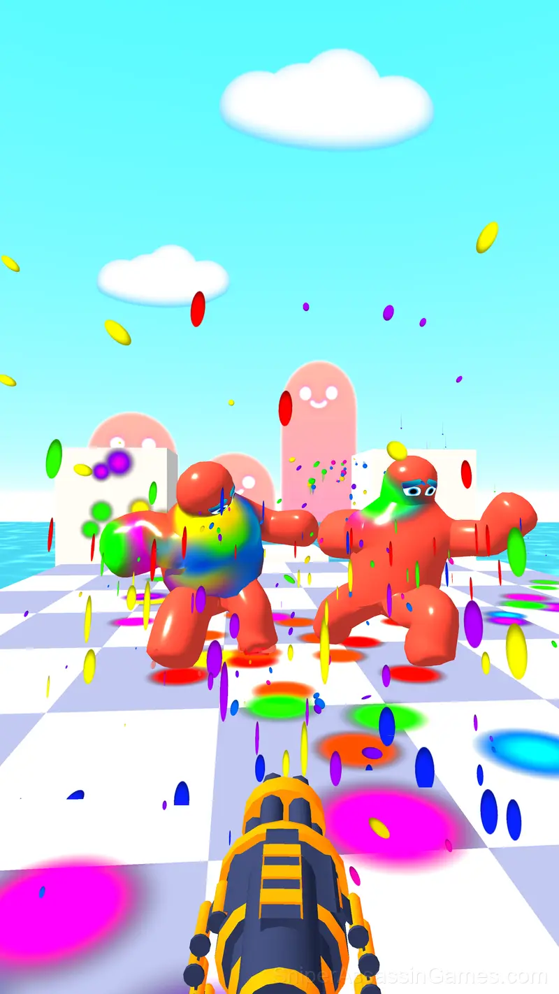 Gun and Paint: Jelly Shooter 3D gameplay screenshot 5