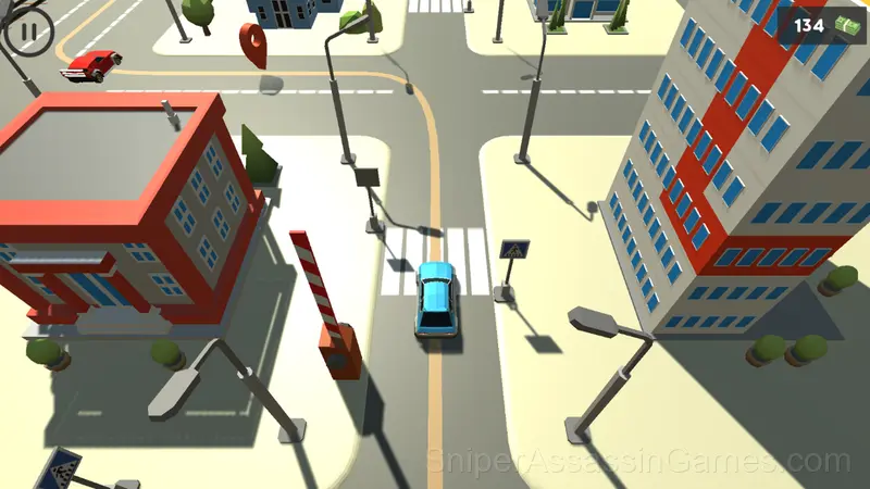 Pizza delivery 3D gameplay screenshot 2