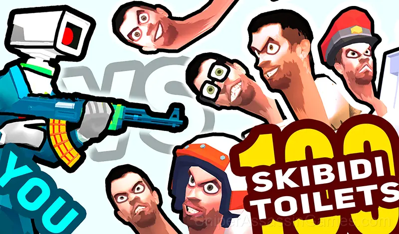 Play You vs 100 Skibidi Toilets