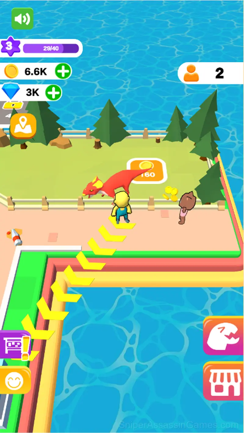 Mini Dino Park gameplay screenshot 2