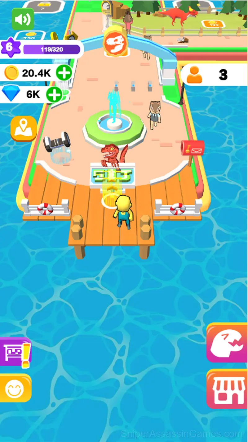Mini Dino Park gameplay screenshot 3
