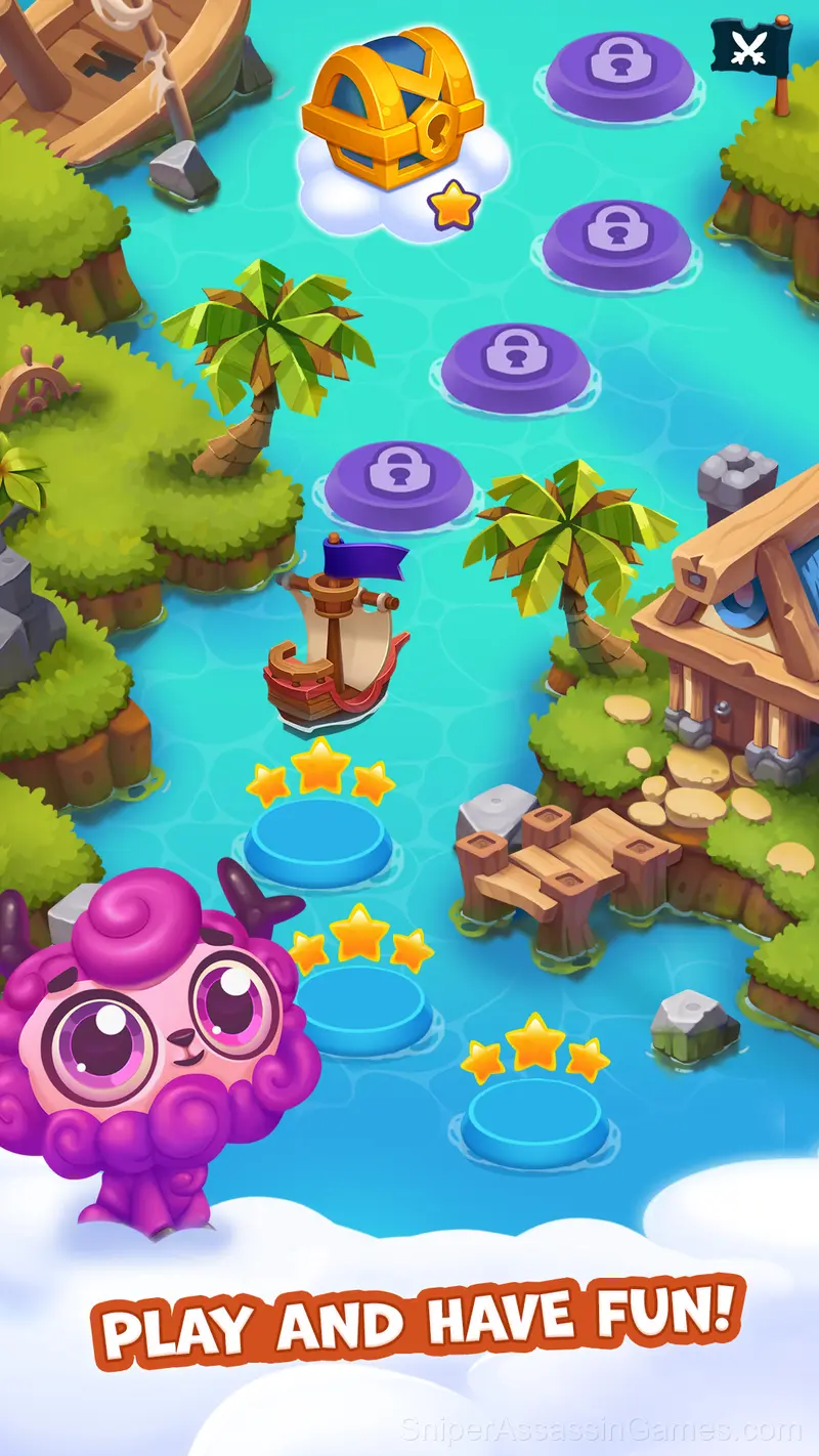 Pirate Treasures gameplay screenshot 1