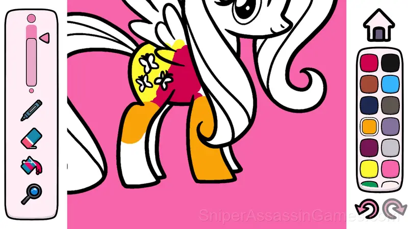 Color Game - My little pony, for kids gameplay screenshot 2