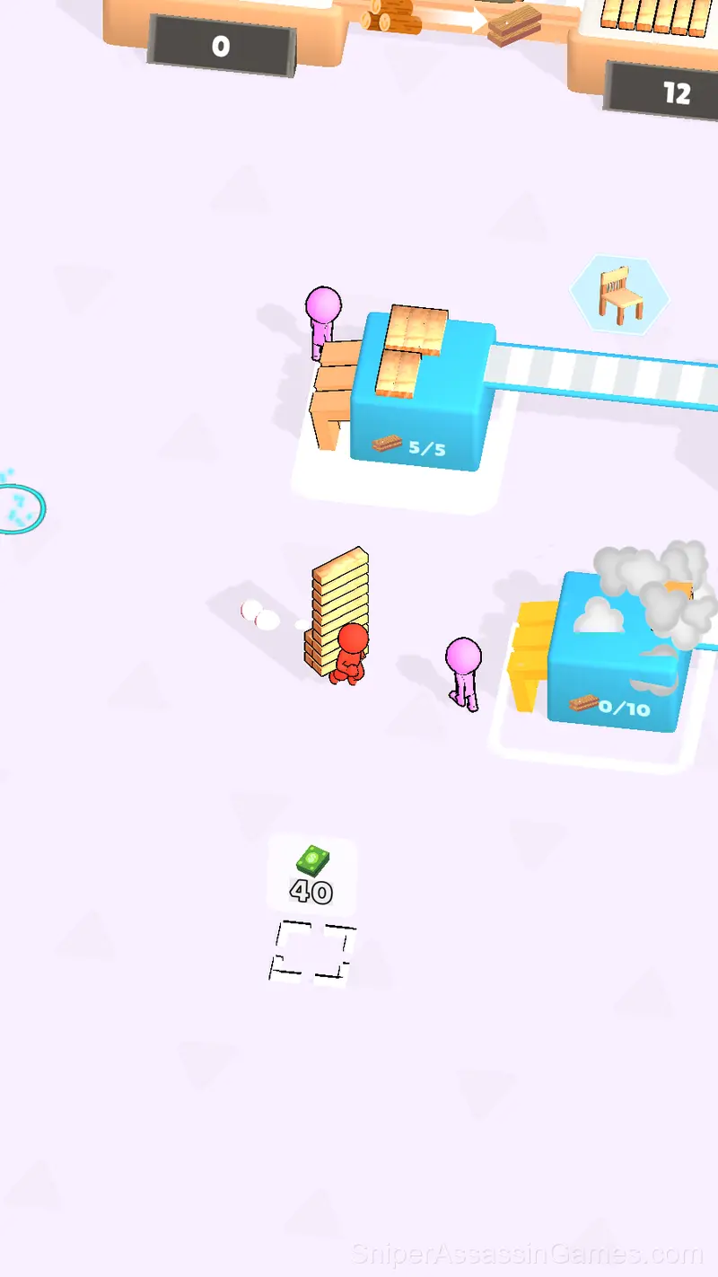 Furniture factory gameplay screenshot 2