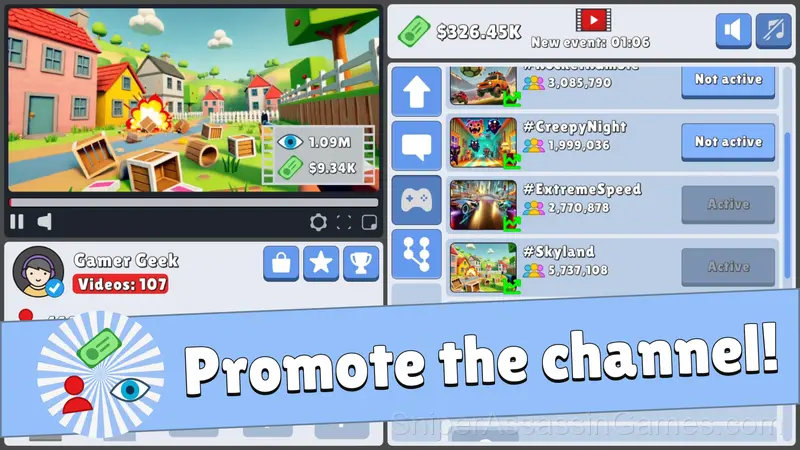 Let's Play: Tuber Clicker gameplay screenshot 2