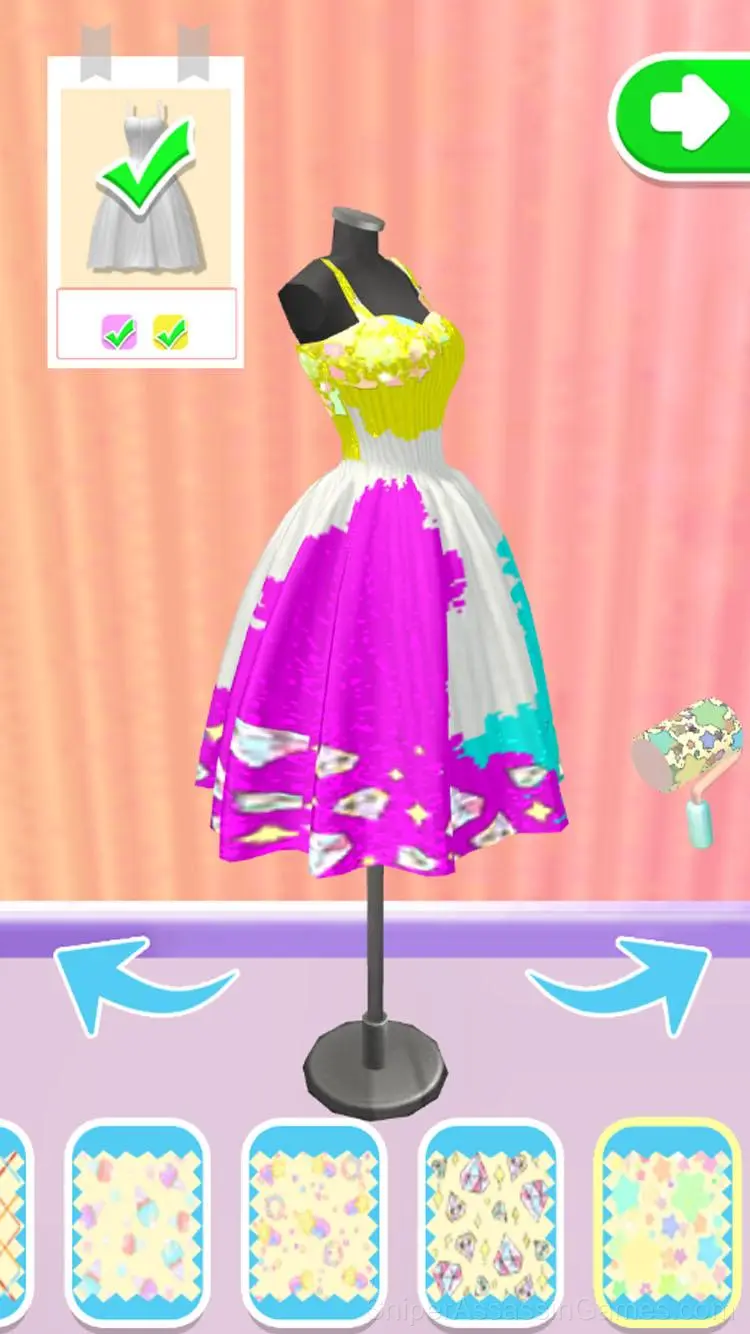 Dress Designer gameplay screenshot 3