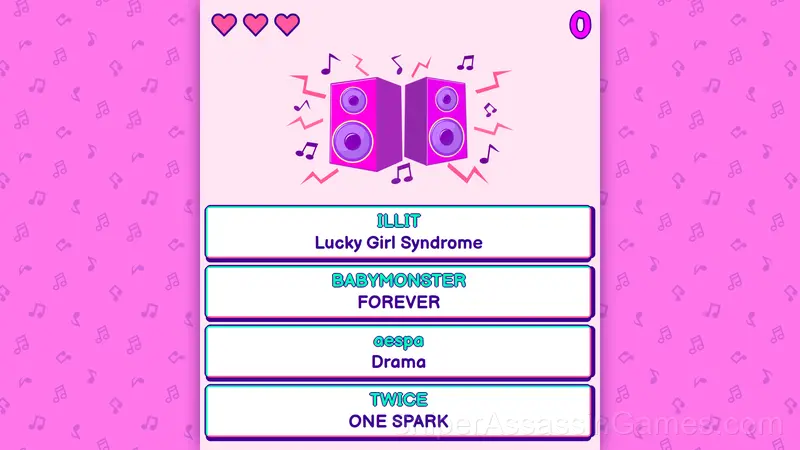 Guess the new K-pop songs gameplay screenshot 2