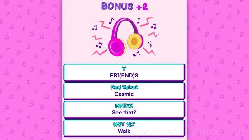 Guess the new K-pop songs gameplay screenshot 3