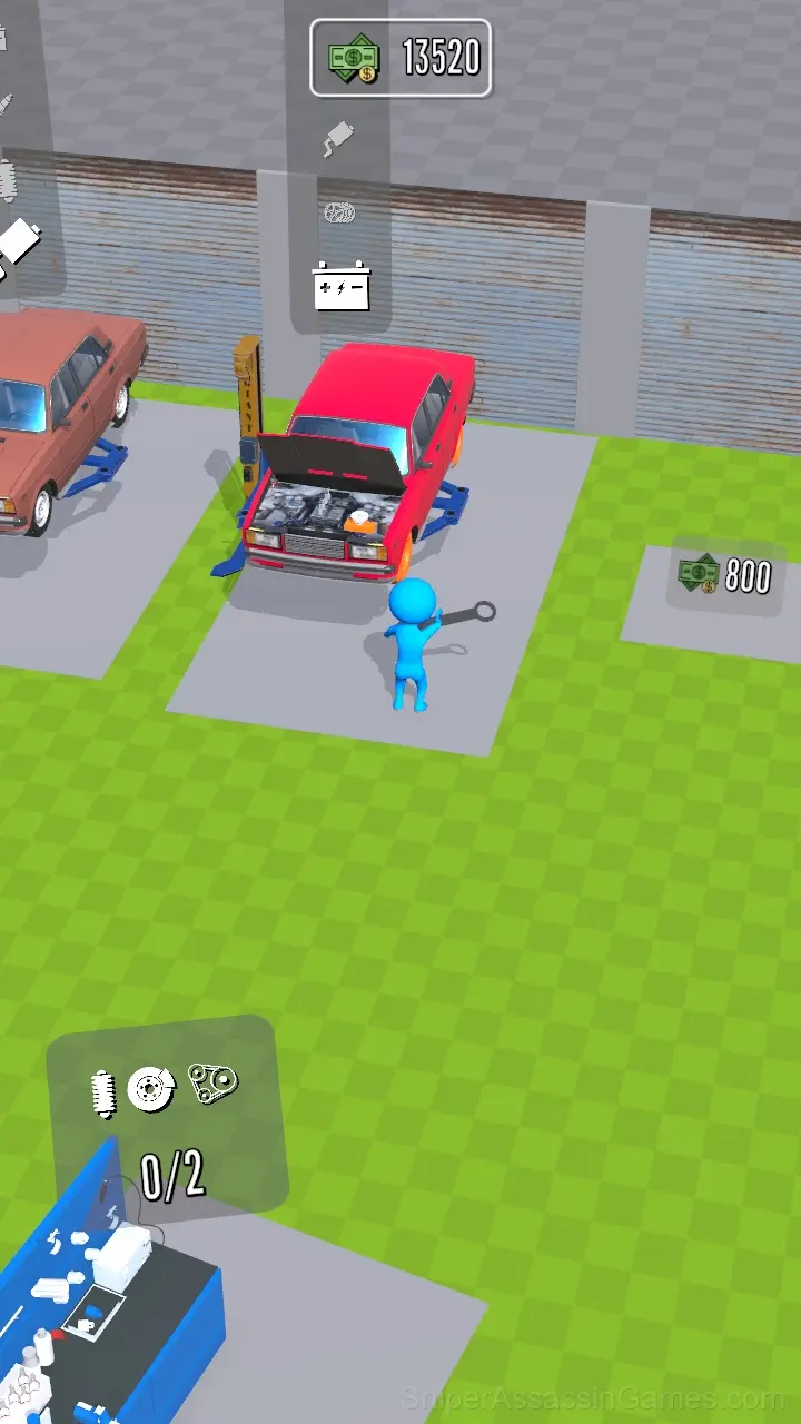 Your mini garage. Service simulator 3D gameplay screenshot 1