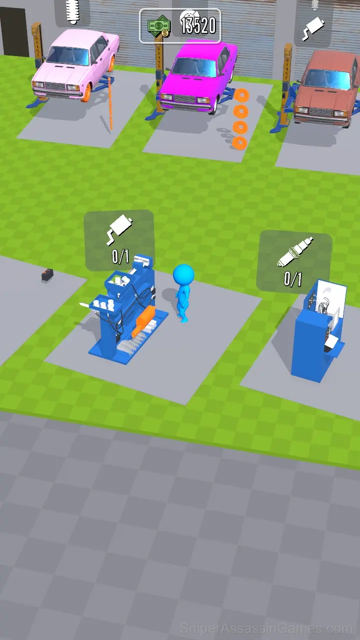 Your mini garage. Service simulator 3D gameplay screenshot 4