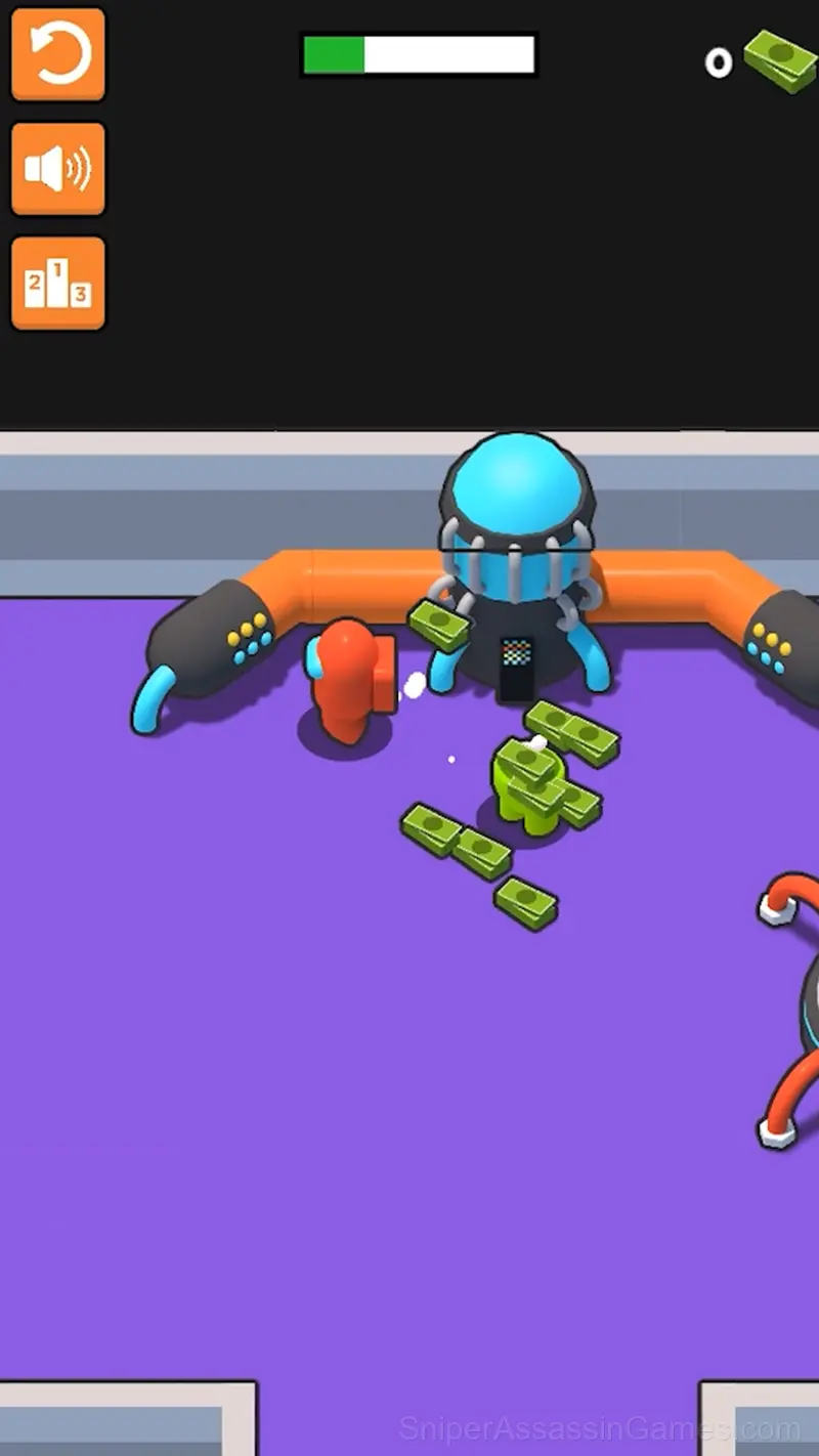 Red Among vs Crew: a killer is among us gameplay screenshot 4