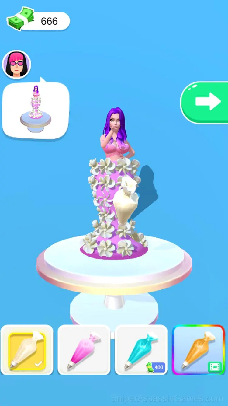 Cake Dress gameplay screenshot 2