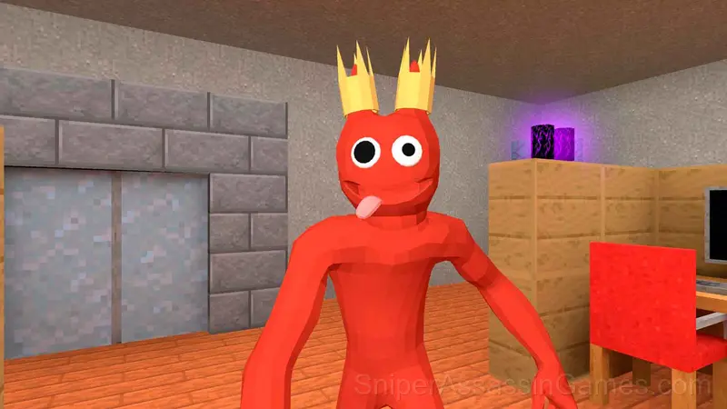 Banban Gang in the World of Blocks gameplay screenshot 2