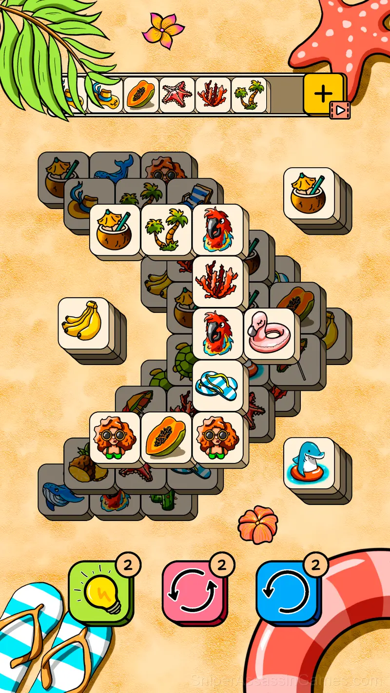 Little Tiles Mahjong Match 3 gameplay screenshot 5