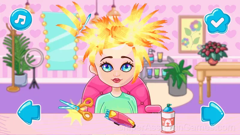 Hair Salon Playtime gameplay screenshot 1