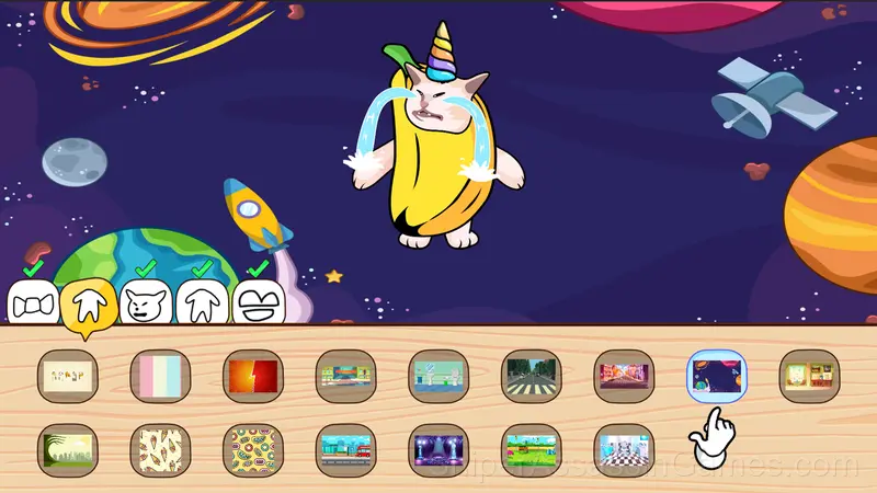 Mix Banana Cat Meme gameplay screenshot 1