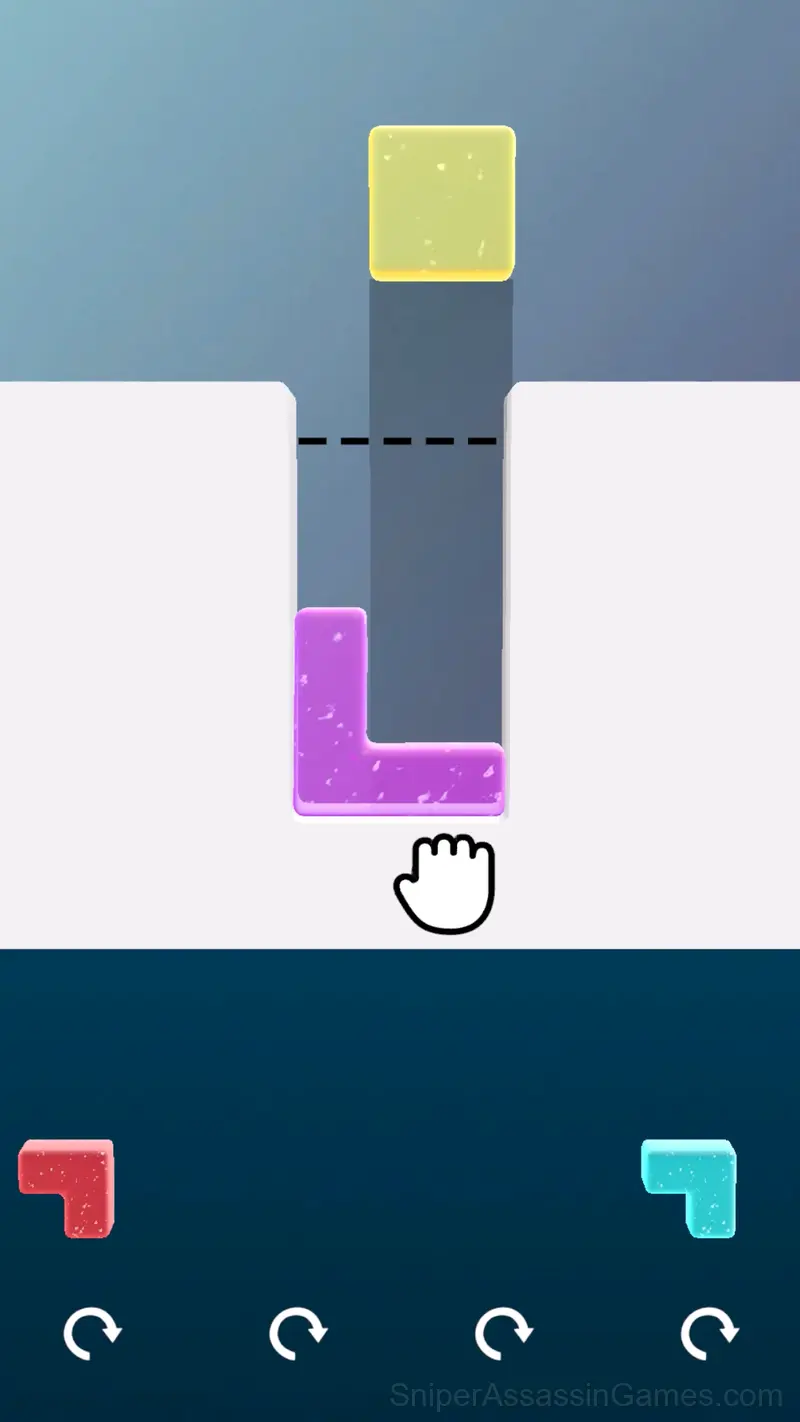 Slimetris - slime ASMR puzzle gameplay screenshot 2